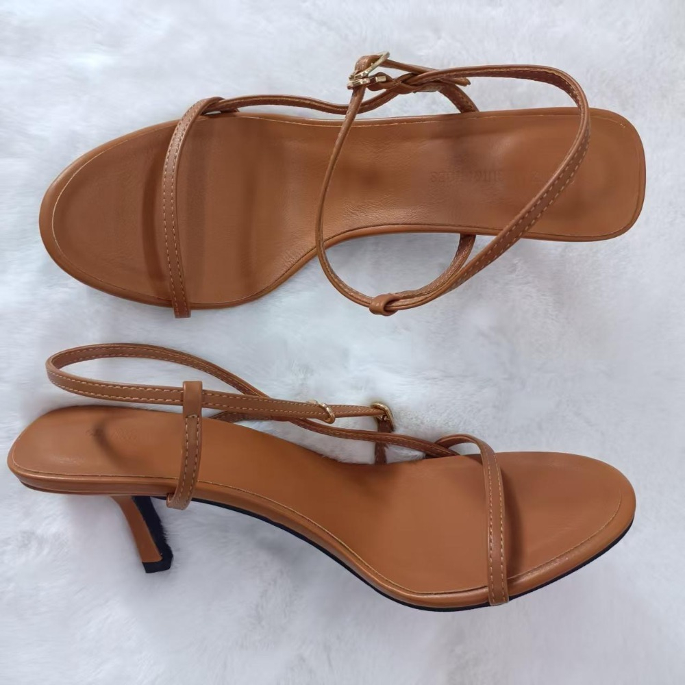 Casual Sandal Leather - Sandalias de verano para mujer, nuevas,