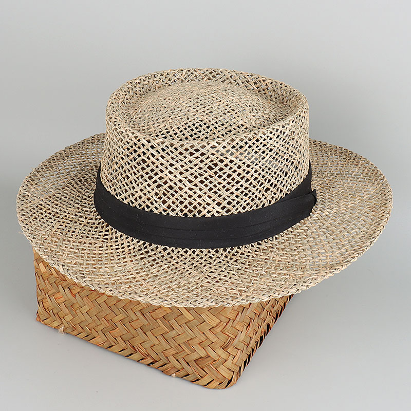 Bucket Hat Straw - 100% hierba Natural Panamá sombrero para