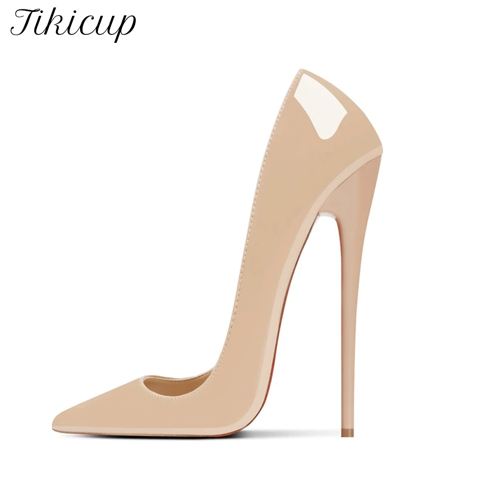 Casual Sandal Leather - Zapatos de Tacón Alto de Aguja