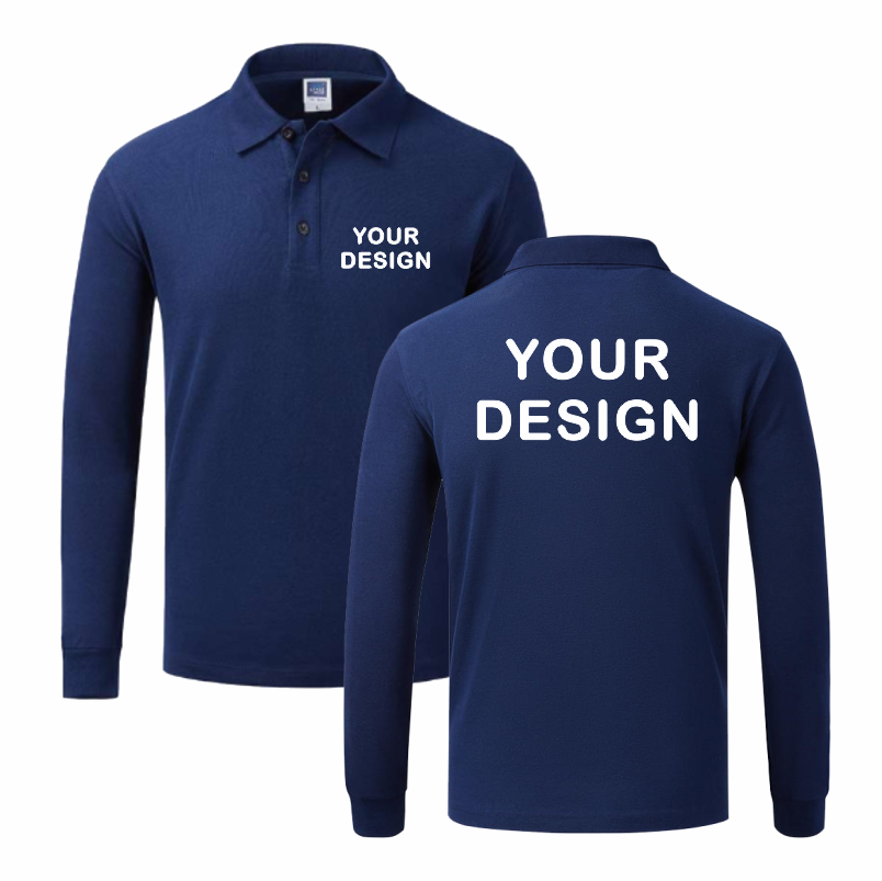 Polo Shirt Pique - Polo de manga larga para hombre