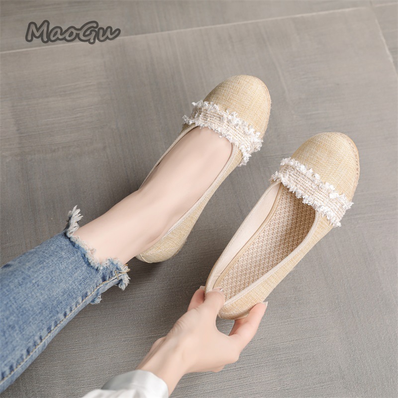 Zapatos de cuña tipo alpargata - Espadrille Slip On reseña y precio