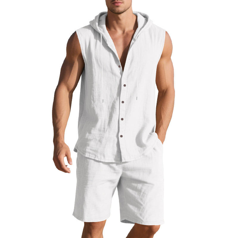 Conjunto de Dos Piezas para Ho - Linen Shirt Breathable reseña y precio