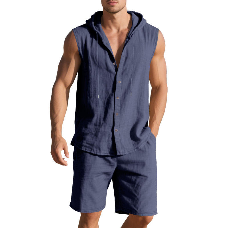 Conjunto de Dos Piezas para Ho - Linen Shirt Breathable reseña y precio