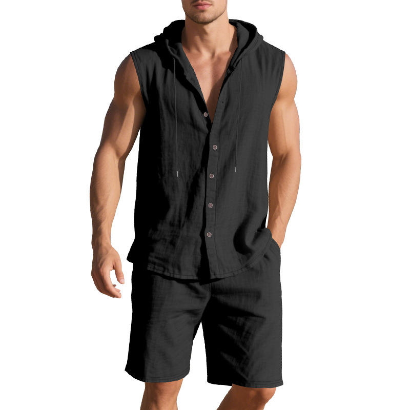 Conjunto de Dos Piezas para Ho - Linen Shirt Breathable reseña y precio