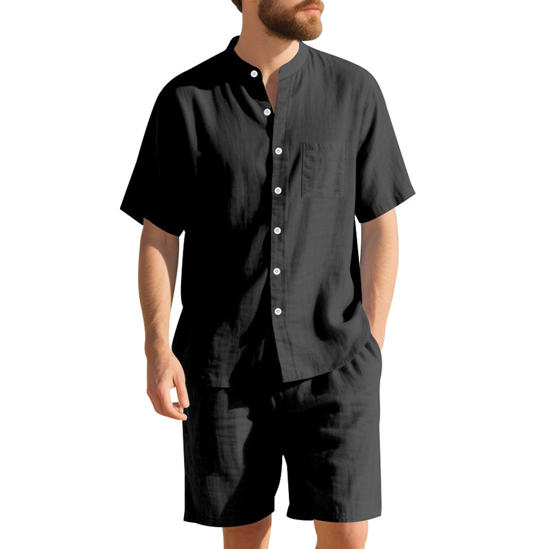 Conjunto de verano para hombre - Linen Shirt Breathable reseña y precio
