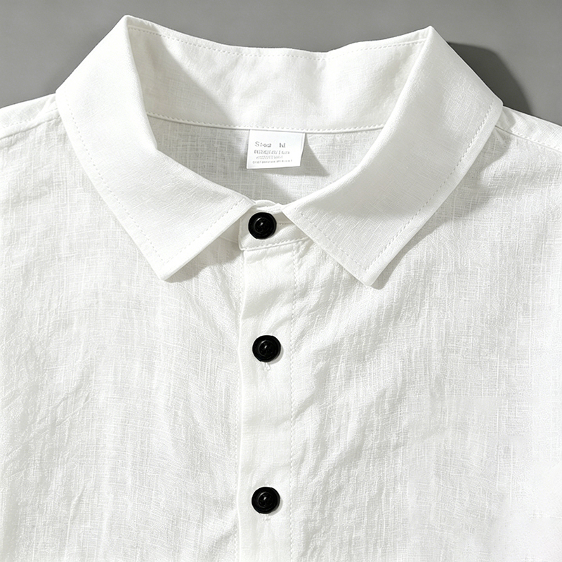 Conjunto de Dos Piezas de Lino - Shirt Camp Collar reseña y precio