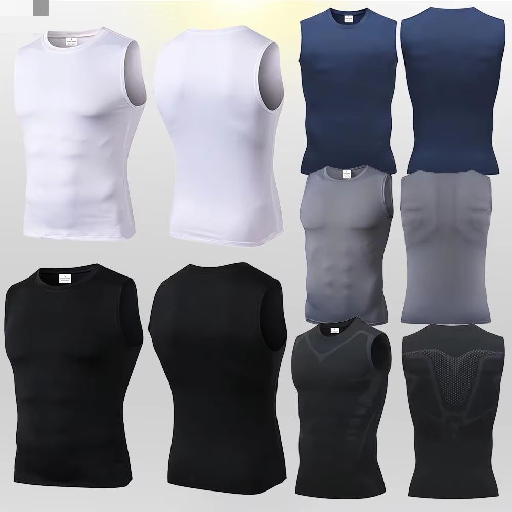 Camiseta sin mangas de compres - Tank Top Muscle reseña y precio