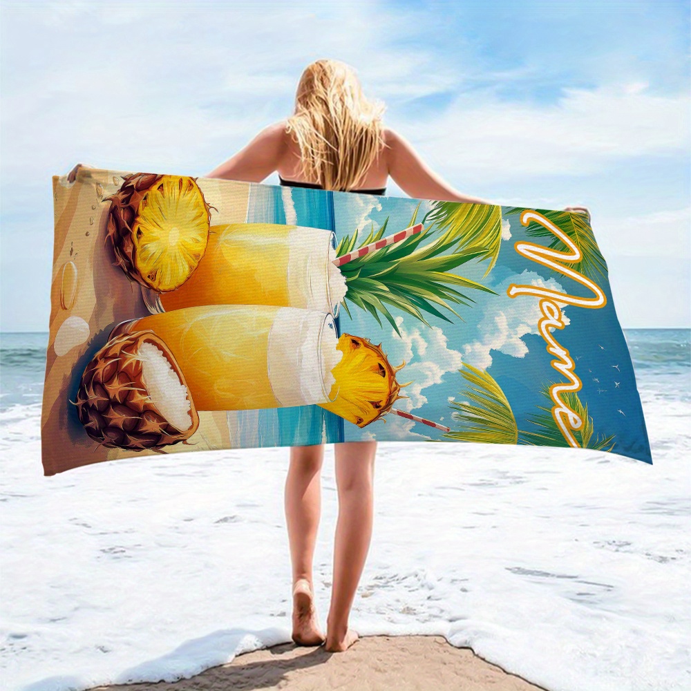Toalla de Playa Personalizada  - Beach Towel Large reseña y precio