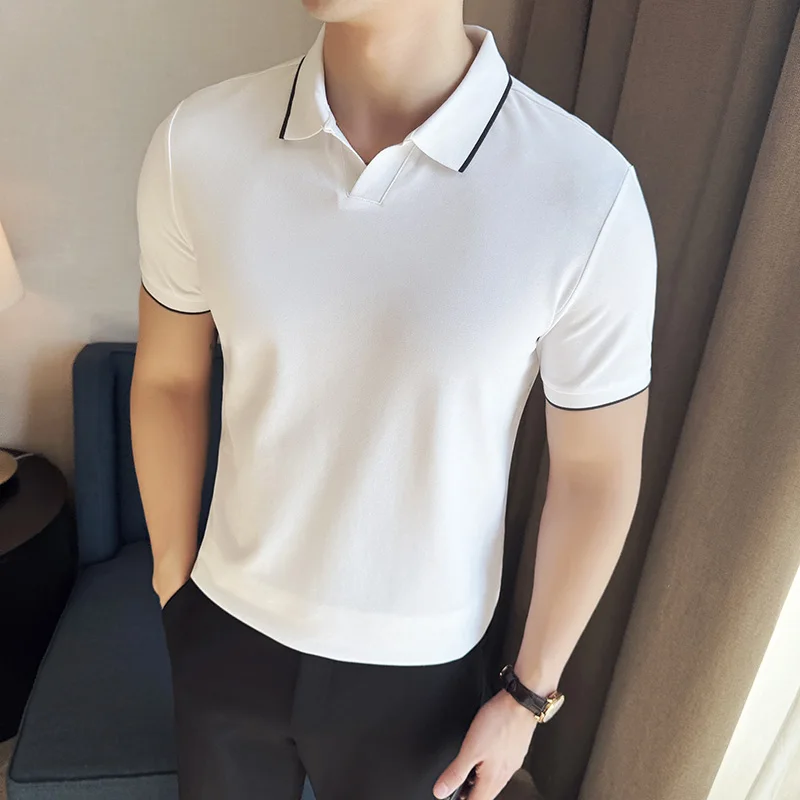 Camisa Polo de verano para hom - Polo Shirt Pique reseña y precio