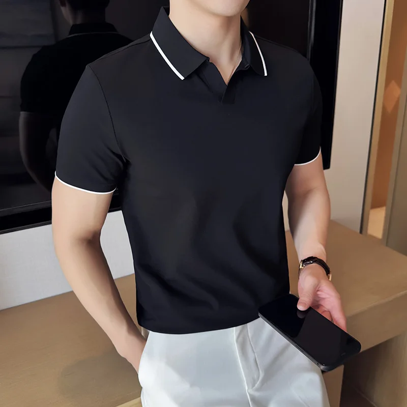 Camisa Polo de verano para hom - Polo Shirt Pique reseña y precio