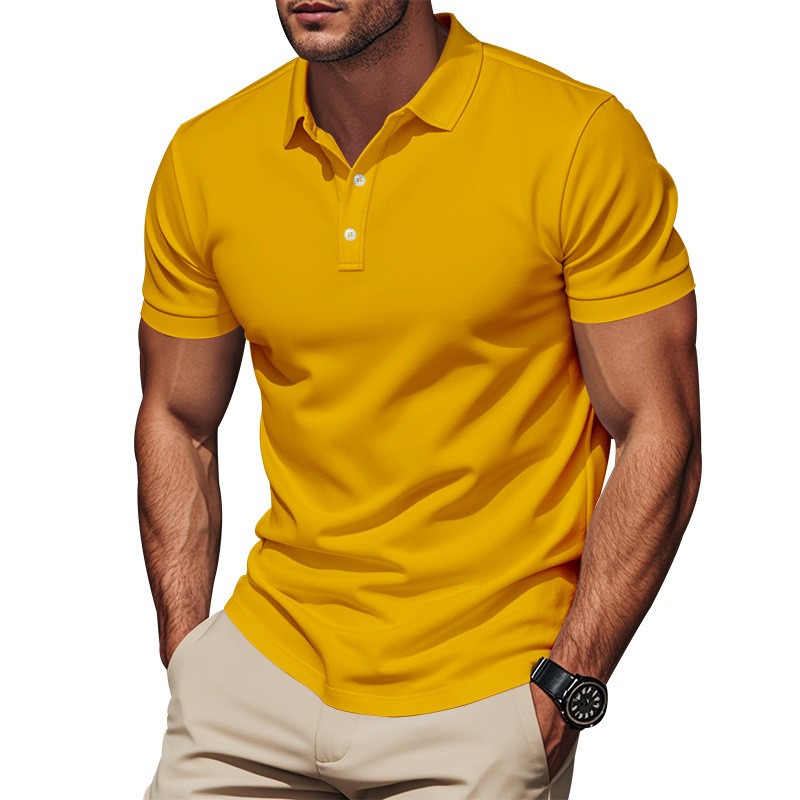Camisa Casual de Corte Ajustad - Polo Shirt Pique reseña y precio