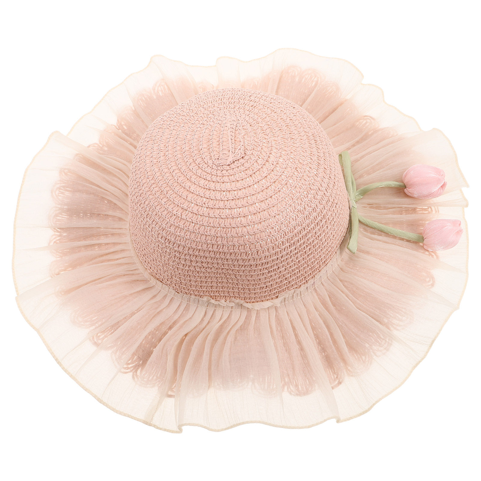 Sombrero de Paja para Niña, co - Bucket Hat Straw reseña y precio