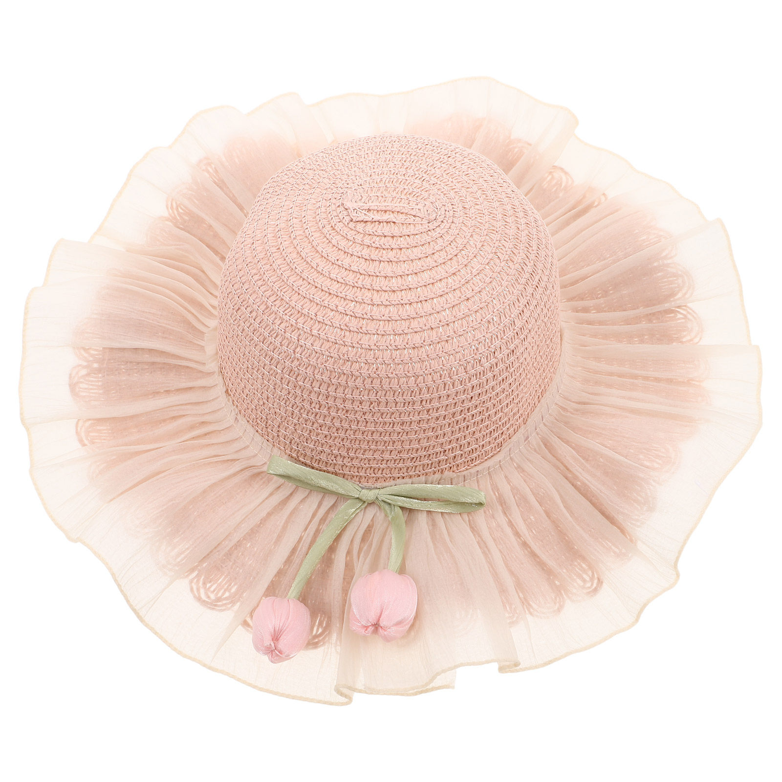 Sombrero de Paja para Niña, co - Bucket Hat Straw reseña y precio