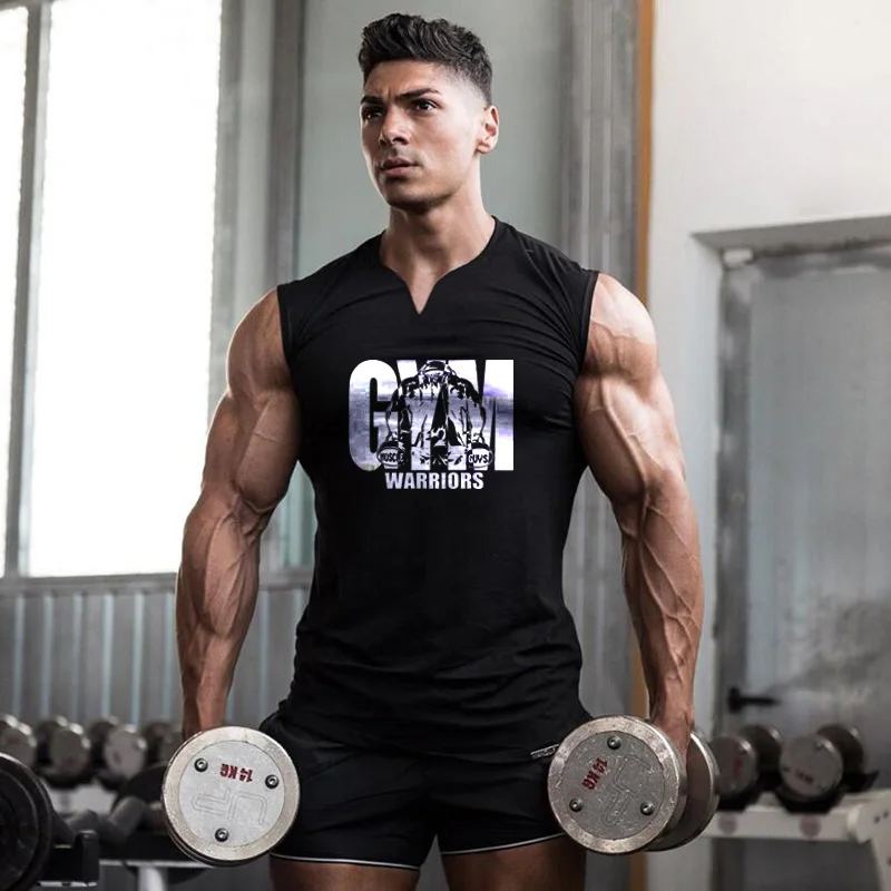 Chalecos con cuello en V para  - Tank Top Muscle reseña y precio