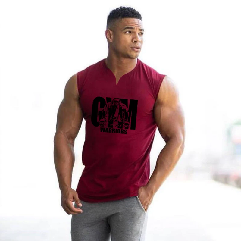Chalecos con cuello en V para  - Tank Top Muscle reseña y precio