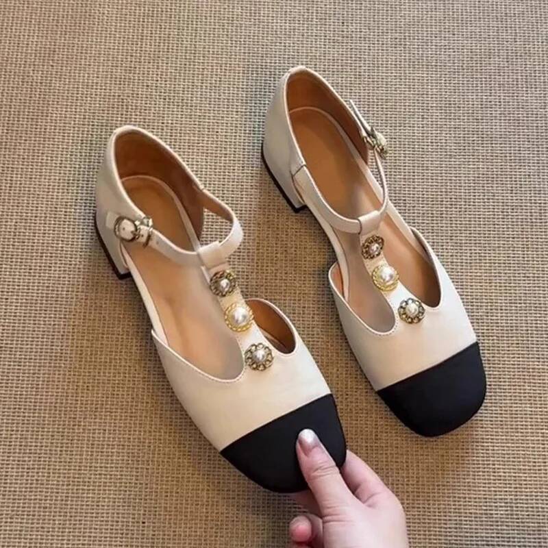 Sandalias De tacón con punta c - Casual Sandal Leather reseña y precio