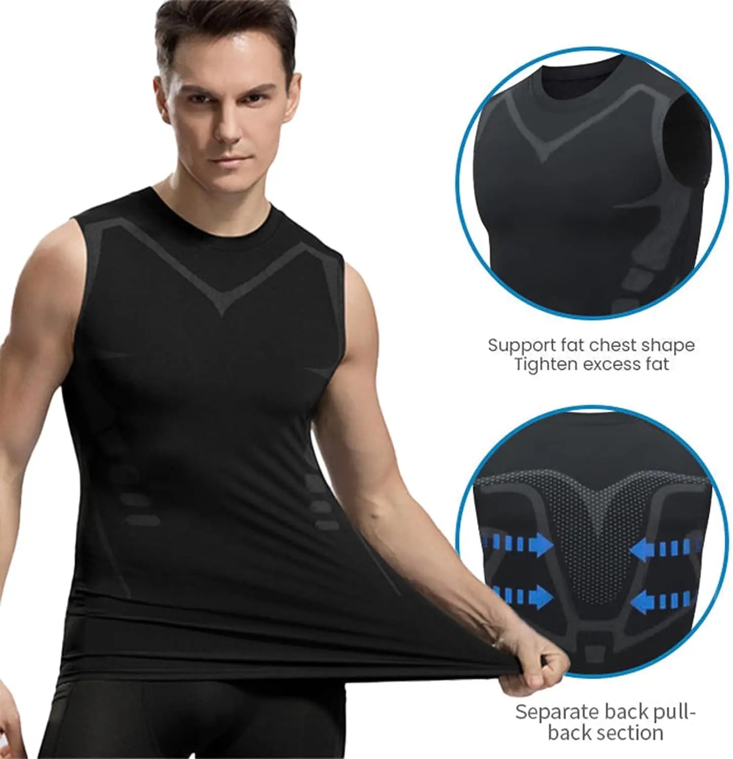 Camiseta Deportiva de Compresi - Tank Top Muscle reseña y precio